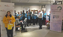 Singing Carols in aid of Child Bereavement UK at John Lewis High Wycombe